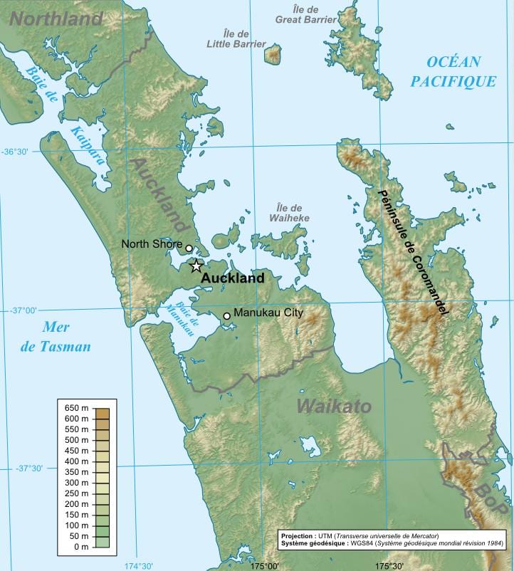 Auckland نقشه های زمین شناسی