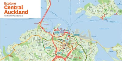 نقشه مرکزی, Auckland